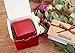 MESHA 4x4x4'' Small Gift Boxes 50PC Red Gift Boxes with Lids, Square Bridesmaid Proposal Box for Cupcake Boxes, Godmother, Groomsmen Proposal Gift Box, Birthday, Party Favors, DIY Crafting