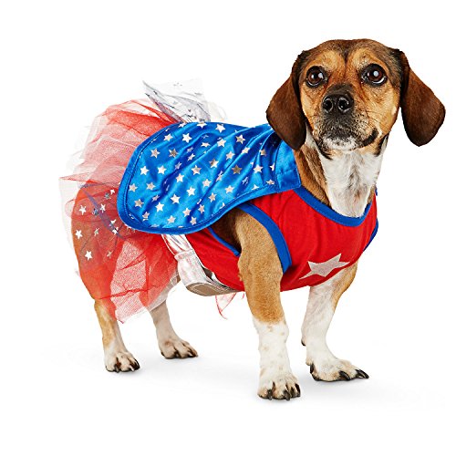 Petco Halloween Superhero Girl Dog Costume, Medium