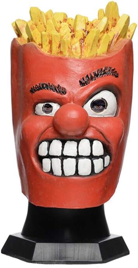 Halloween Cosplay Prom Bar Party Funny Vegetable and Fruit Emulsion Mask Headgear