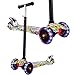Hikole Scooter for Kids, Kick Scooter for Toddlers Girls & Boys with LED Light Up Scooters Wheels, Adjustable Height Scooter for Children Ages 4-12 Max Load 50KG