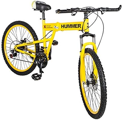 hummer mountain bike yellow