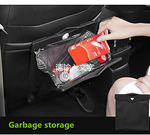Car Trash Can - auto Bag - Car Garbage Can - Universal Traveling Portable - Collapsible Pop-up Leak Proof (black2)
