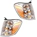 2005-2007 Toyota Sequoia & 2005-2006 Tundra Pickup Truck 4-Door Double Cab Corner Park Light Turn Signal Marker Lamp Pair Set Right Passenger AND Left Driver Side (05 06 07)