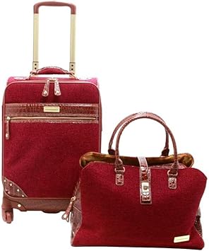 tweed luggage set