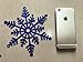 2Pack White and Blue Glitter Snowflake Banner Winter Wonderland Banner Decorations Snowflake Garland Decorations for Christmas Winter Wonderland Baby Shower Birthday Decorations
