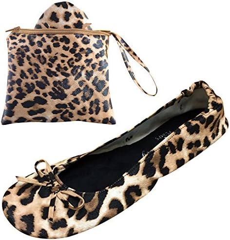 After Party PumpsSize UK Ladies Roll Up Shoes Fold Foldable with Carrier Pouch