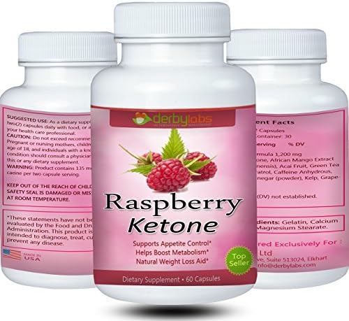 Raspberry Ketone Lean 60ct Capsules * Powerful Weight Loss Supplement * Shrinks Fat Cells * Provides Energy Boost * Vegetarian Friendly
