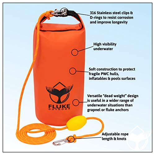 Sand Anchor & 20L Dry Bag (2in1) Secure Your Jet Ski, Kayak, PWC