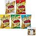 Corn Nuts 5 Flavors Variety Pack, 1-4 Ounce Bag of Each Flavor with By The Cup Snack Mix
