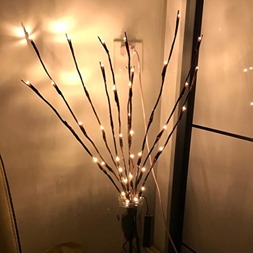 image for Sonmer 30'' Warm-light LED Waterproof Willow Branch Lamp Floral Lights