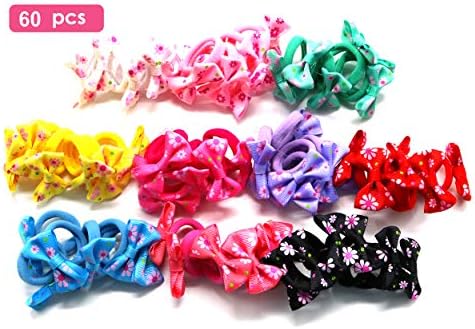 Charlotte 60 Pcs Baby Hair Bands Hair Ties Ponytail Holder For