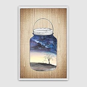 Framed Bottle and Bulb Home Artwork for Living Room Bedroom