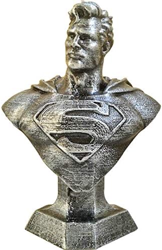 Unique Shape Man of Steel Batman vs Superman Bust Antique Style Fancy Action Figure