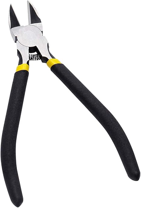 Amazon Amzbarley 強力ニッパー 薄刃 精密薄刃ニッパー 先細 電工 ニッパー 強力ニッパ マイクロニッパー 薄刃ニッパー Va線切断 ハイパワーニッパ 切れ味抜群 繊細な作業 工具 小型 軽量タイプ 作業効率アップ 初心者にも 135mm ブラック ラジオペンチ