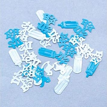 Decorazioni Tavolo Confetti Coriandoli Celeste Addobbi