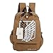 Seamand Attack on Titan Scout Regiment Shingeki No Kyojin Anime Cosplay Backpack Schoolbag