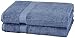 Amazon Brand – Pinzon Organic Cotton Bath Sheet Towel, Set of 2, Indigo Blue