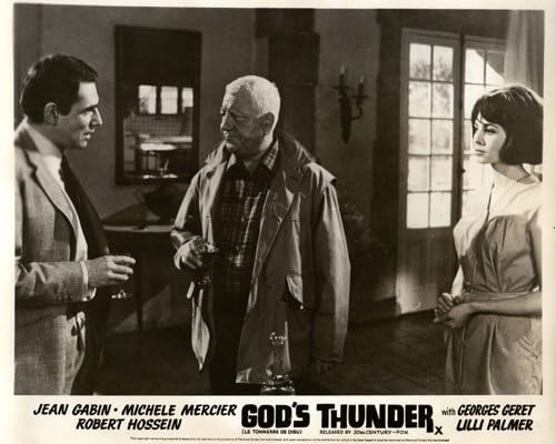 God's Thunder Le Tonnerre De Dieu Original Lobby Card Michele Mercier Jean Gabin