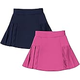 Neutocd Girls Tennis Skirt Skorts for Girls High Waisted Athletic Pleated Skirts with Shorts for Golf Pickleball Running