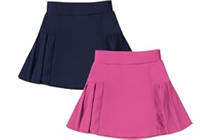 Neutocd Girls Tennis Skirt Skorts for Girls High Waisted Athletic Pleated Skirts with Shorts for Golf Pickleball Running
