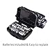 Miady LED Headlamps, 160 Lumen CREE LED + Red Light, Waterproof, Lightweight, AAA Batteries Included - 3 Pack