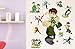 Fangeplus(TM) DIY Removable Kids Hero Ben 10 Art Mural Vinyl Waterproof Wall Stickers Kids Room Decor Nursery Decal Sticker Wallpaper 27.5''x19.6''