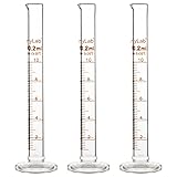 StonyLab 3-Pack Borosilicate Glass 10ml Heavy Wall