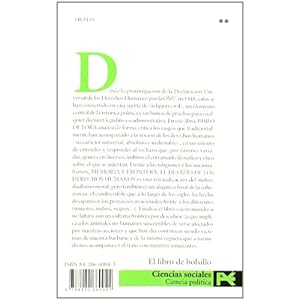 Memoria y frontera / Memory and border: El Desafio De Los Derechos Humanos / the Challenge for Human Rights (El Libro De Bolsillo. Areas De ... Social