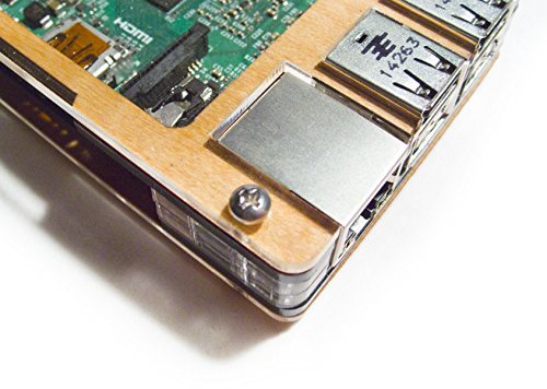 Zebra Case - Raspberry Pi3, 2, B+ and 2B (Maple) with Heatsinks ~ C4Labs