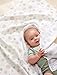aden + anais Organic Swaddle Baby Blanket, 100% Cotton Muslin Made from GOTS Certified Organic Cotton Thread, Large 47 X 47 inch, Single, Cosmos