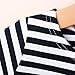 Norbi Parent-Child Striped Shirt Dress Family Clothes Outfits Sleeve Stripes Mom Size fit US S-M