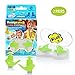 Hearprotek Swimming Ear Plugs, 2 Pairs Waterproof Reusable Silicone Ear Plugs for Swimmers Showering Bathing Surfing and Other Water Sports Kids Size