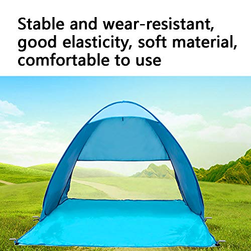 QYQS Vollautomatisches Klappzelt im Freien, kein Angelzelt erforderlich, ultraleichtes Strandzelt, blau, 155 * 145 * 110… – Bild 5