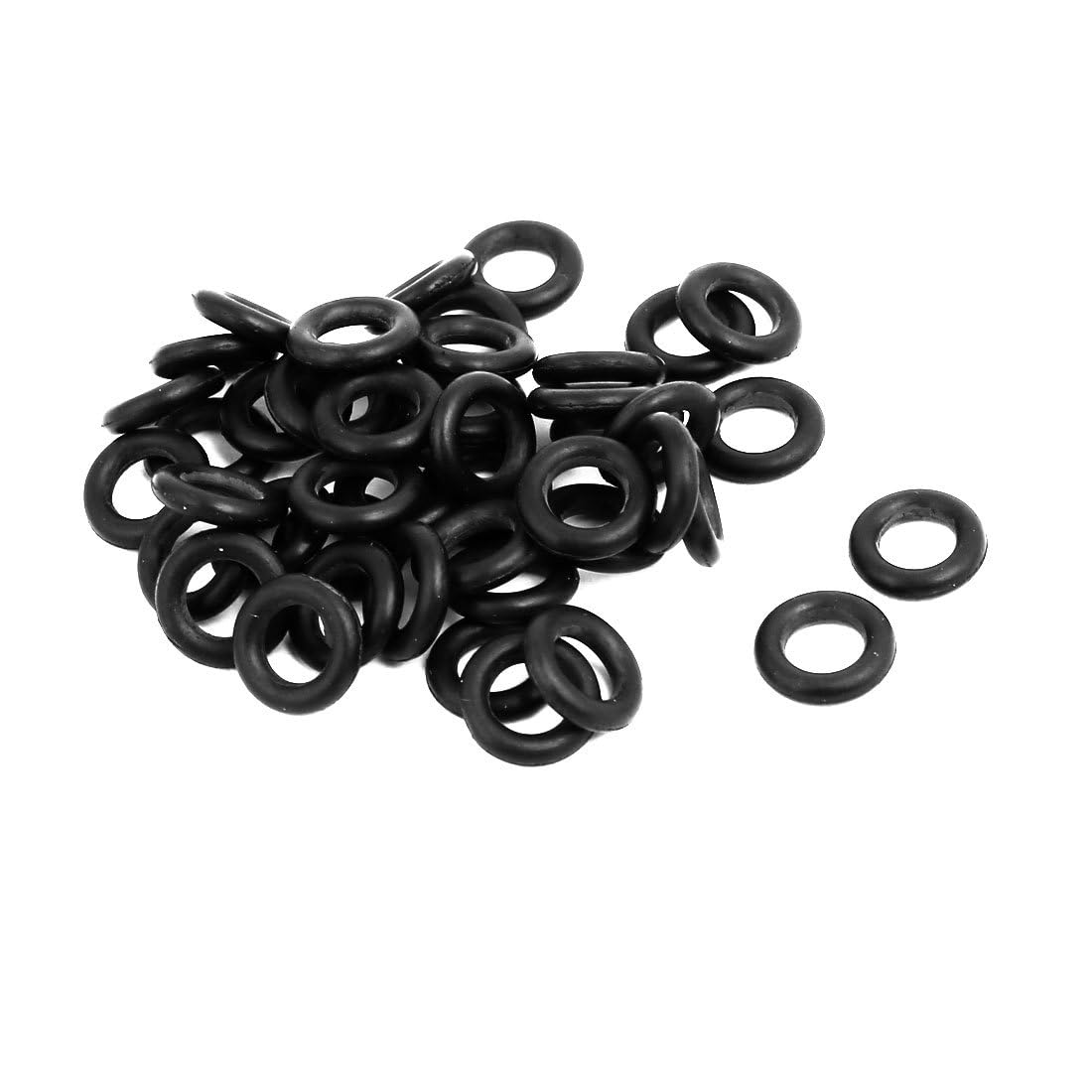 TA-VIGOR 45Pcs Nitrile Rubber O-Rings, 9mm OD 5mm ID 2mm Width Rubber Washers Spacer O-Rings Gasket kit, Metric Sealing Gasket for Hose, Faucet, Automotive, Plumbing