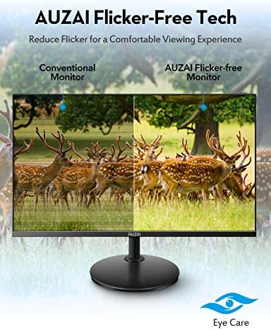 Computer Monitor - AUZAI 24 inch 1080p FHD LED Computer Monitor for Business - 75Hz with HDMI and VGA Port, Tilt Adjustment, 178° Wide View Angle, 3-Sided Micro Edge Design 5 Computer Monitor - AUZAI 24 inch 1080p FHD LED Computer Monitor for Business - 75Hz with HDMI and VGA Port, Tilt Adjustment, 178° Wide View Angle, 3-Sided Micro Edge Design