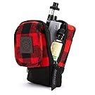 Vape Pen Carrying Case for Travels - Secure, Organized, Premium Vape Bag - Fits Medium Mechanical Box Mods, e-Juice, Battery, Tank Holder & Accessories - Wick and Wire (Stash Red Plaid)