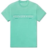 Southern Marsh Men’s Seawash Crewneck - Rustic Trademark T-Shirt – Short Sleeve Casual Graphic Tee