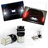 TGP 3156 White 64 LED SMD Wedge Reverse / Backup Light Bulbs and License Plate LED Pair 1999-2006 Ford F250 F350 F450 F550 Super Duty