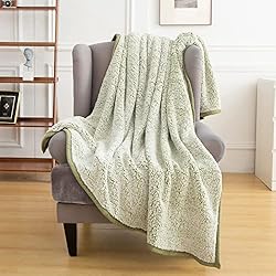 EMME Fuzzy Fleece Warm Blanket 50"x60" Throw Size