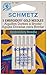 SCHMETZ Gold Embroidery Sewing Machine Needles - Titanium Coated for Smooth Stitching, Size 75/11, 5-Needle Cards, Pack of 1