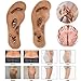 STCORPS7 Slim Fast Acupressure Slimming Insoles Pad Foot Massager Magnetic Massage Insole Foot Cushion Therapy Weight Loss 27cm (Man)