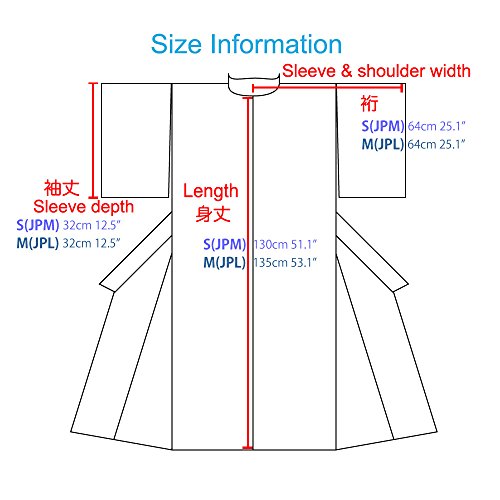 Non-Branded Women's Floral Cotton Gauze Japanese Classic Nemaki-Yukata-Bath Robe Navy - Thumbnail 2