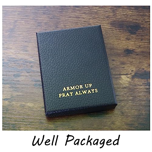 HillSpring 2 Pieces Put On The Whole Armor of God Challenge Coins (Ephesians 6:11-18)