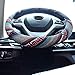 Valleycomfy Boho Universal 15 inch Steering Wheel Covers with Cloth for Women