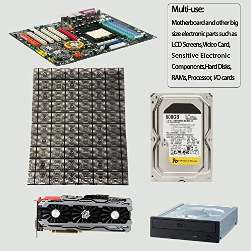 Daarcin Open Top Anti Static Bags for Motherboard,10pcs 12X16in/30x40cm ESD Bag, Large