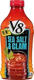 V8 Vegetable Juice Cocktail, Sea Salt & Clam, 46 Ounce (Pack of 6)