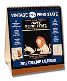 Penn State Nittany Lions 2015 Easel Desktop Vintage Football Calendar by