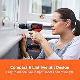 BLACK+DECKER 18V Cordless Drill Driver 37Nm LED Worklight 1.5Ah Battery view 10
