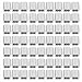 100 Pcs 1/16-inch Wire Rope Aluminum Sleeves Clip Fittings Cable Crimps, 10 pcs M2 Stainless Steel Thimble Combo, 6-Pcs Turnbuckle Tension Wire Rope With Eye&Hook (M4), Stainless Steel Kit, Aunifun
