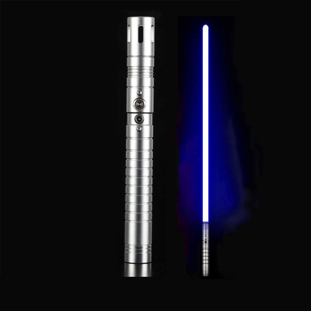 JLKJBH Luminous Sound Effect Toy Sword Children Adult Luminous Sword Sword Metal Props Lightsaber